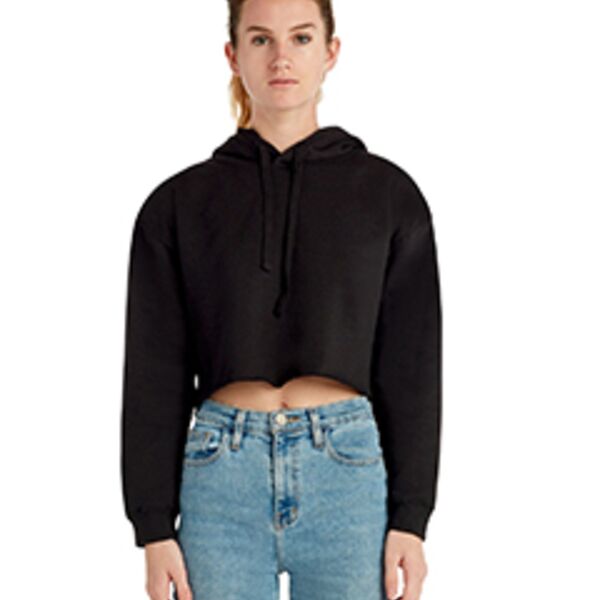 Ladies' Cropped Fleece Hoodie Thumbnail