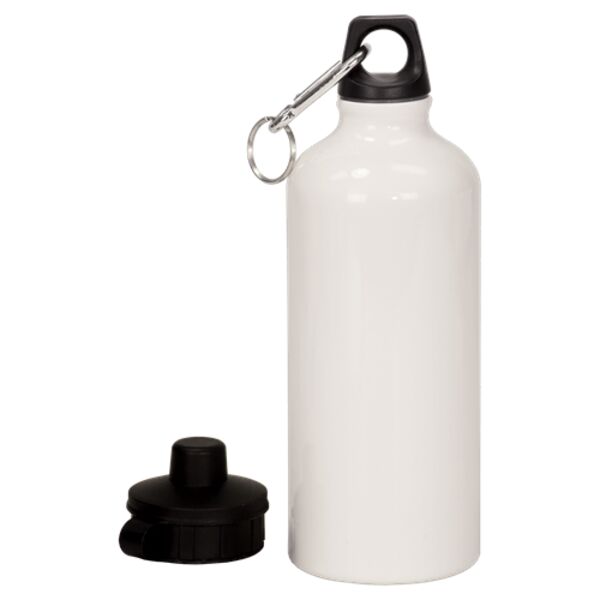 20 oz Aluminum Water Bottle with Carabiner JRDA Thumbnail