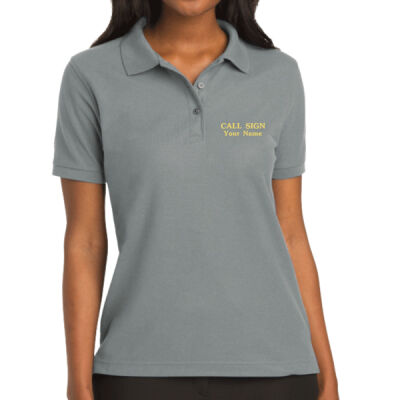 QCWA Embroidered Logo - Ladies Silk Touch Polo Thumbnail