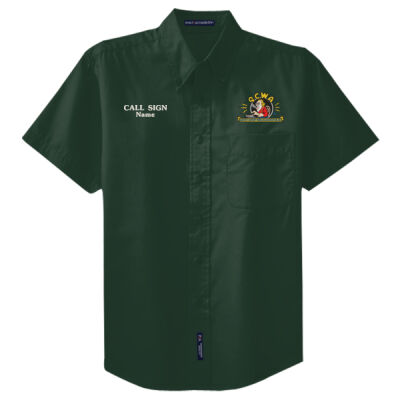 QCWA - Tall Short Sleeve Button Down Shirt Thumbnail