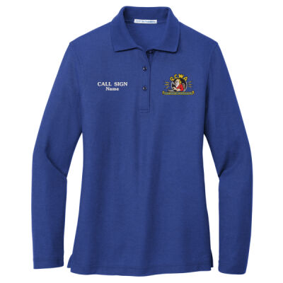 QCWA - Women's Long Sleeve Polo Thumbnail
