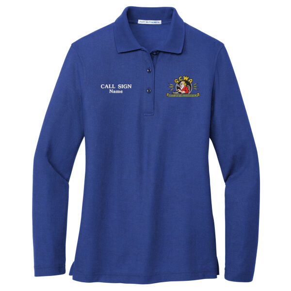 QCWA - Women's Long Sleeve Polo Thumbnail